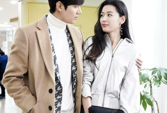 Кадр из дорамы Легенда синего моря