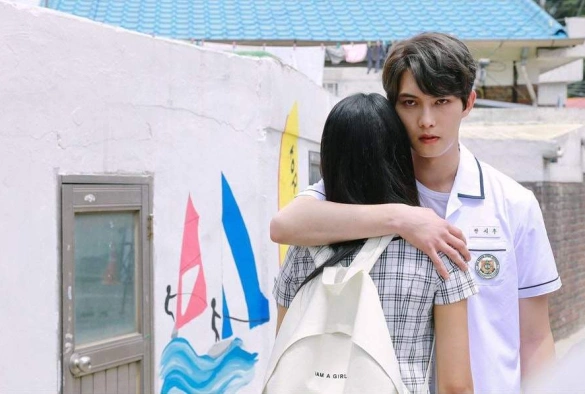 Кадр из дорамы Апельсиновый мармелад