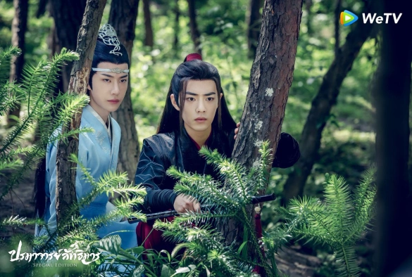 Кадр из дорамы Магистр дьявольского культа