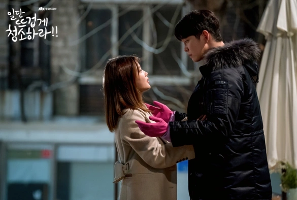 Кадр из дорамы Уборка со страстью