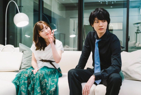 Кадр из дорамы Кофе и ваниль