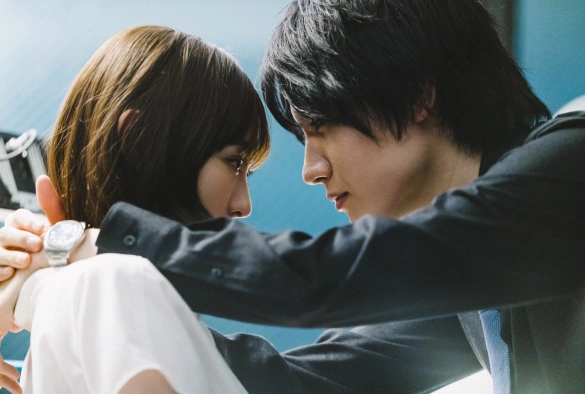 Кадр из дорамы Кофе и ваниль