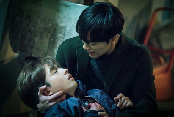 Кадр из дорамы Бешеный пёс