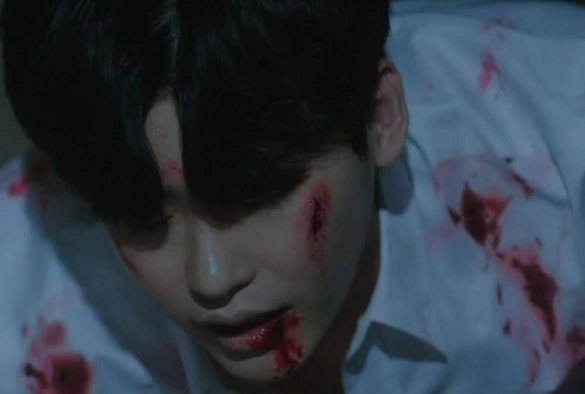 Кадр из дорамы Гимн смерти