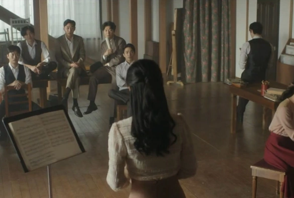 Кадр из дорамы Гимн смерти