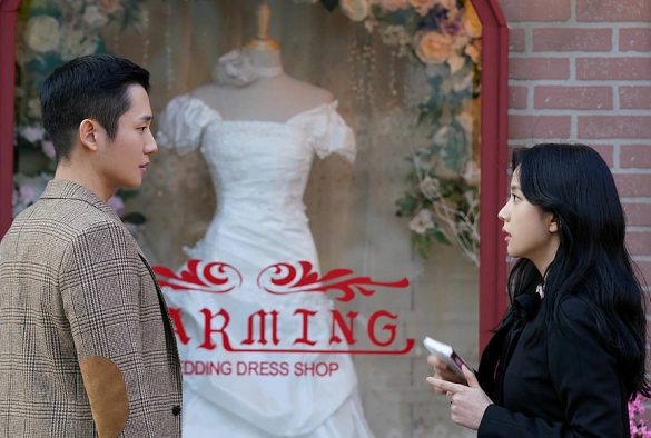 Кадр из дорамы Подснежник