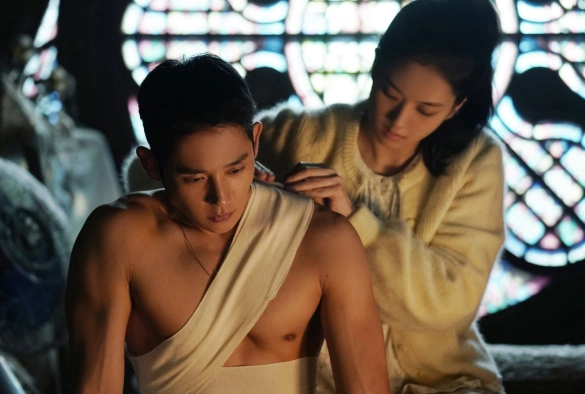 Кадр из дорамы Подснежник