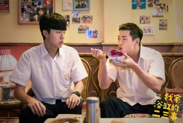 Кадр из дорамы Русал в моей ванной