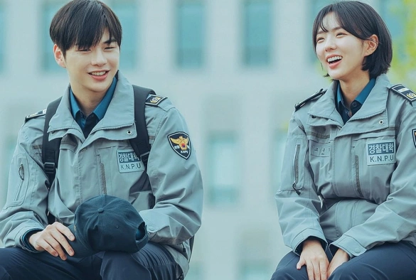 Кадр из дорамы Копы-новички