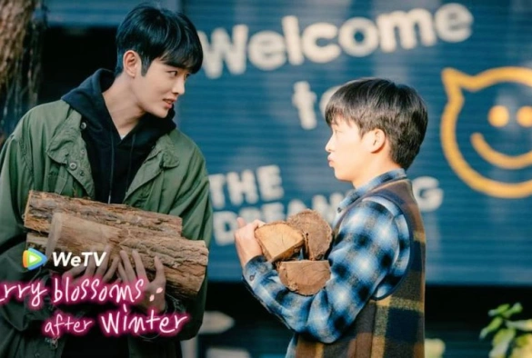 Кадр из дорамы Цветение вишни после зимы