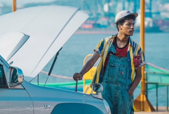 Кадр из дорамы Малышка на драйве