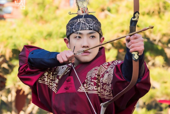 Кадр из дорамы Красное сердце