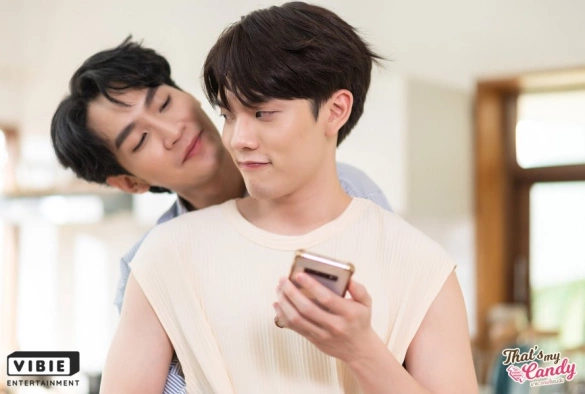 Кадр из дорамы Мой мальчик-конфетка