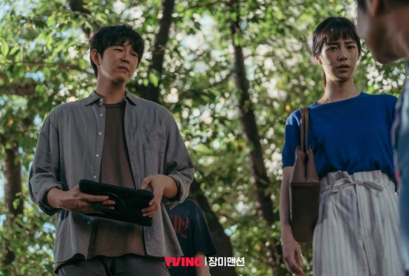 Кадр из дорамы Особняк