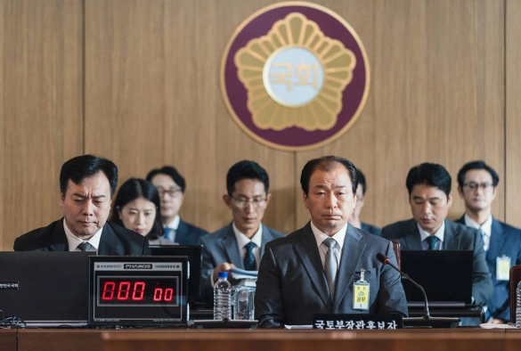 Кадр из дорамы Семья Голубого дома