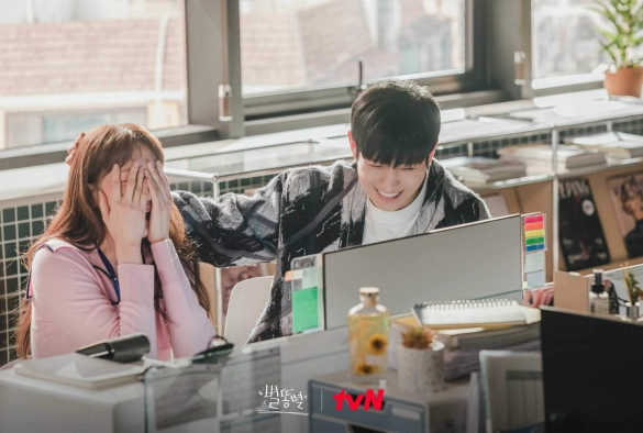 Кадр из дорамы Падающая звезда