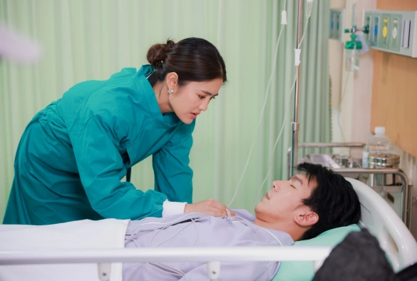 Кадр из дорамы Узел любви