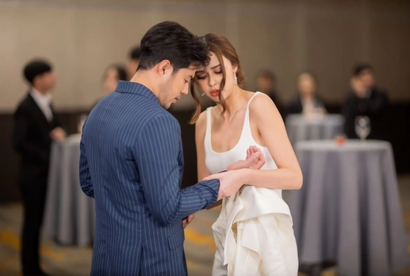 Кадр из дорамы Узел любви