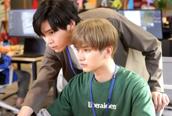 Кадр из дорамы Сэмпай, я определенно влюблен!