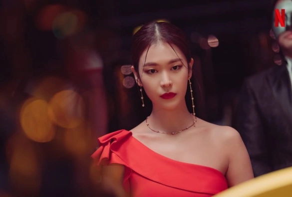 Кадр из дорамы Невеста в чёрном