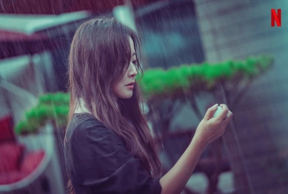 Кадр из дорамы Невеста в чёрном