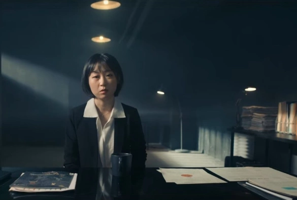 Кадр из дорамы Ад в сети: Разоблачение интернет-кошмара