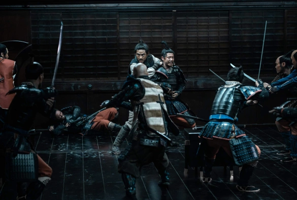 Кадр из дорамы Битва у острова Хансан