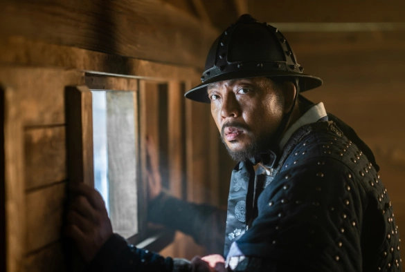 Кадр из дорамы Битва у острова Хансан