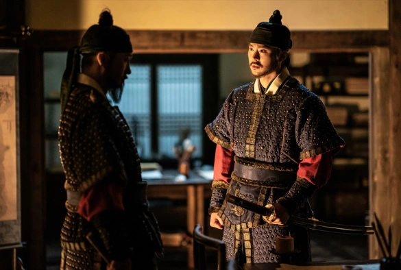 Кадр из дорамы Битва у острова Хансан