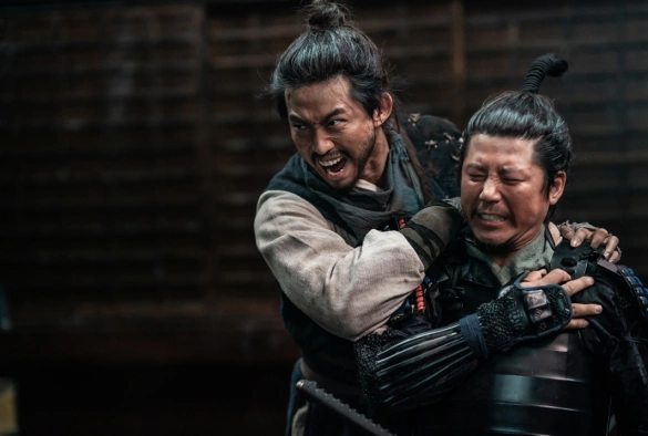 Кадр из дорамы Битва у острова Хансан