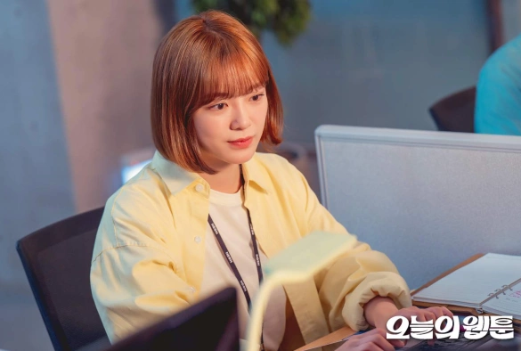 Кадр из дорамы Сегодняшний вебтун