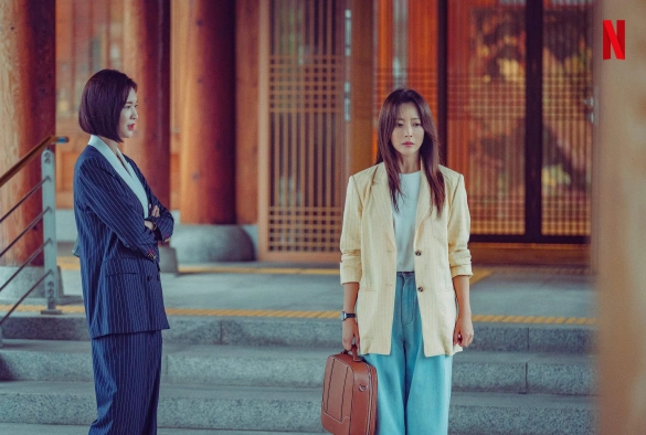 Кадр из дорамы Невеста в чёрном