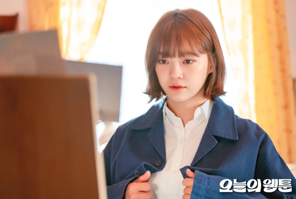 Кадр из дорамы Сегодняшний вебтун