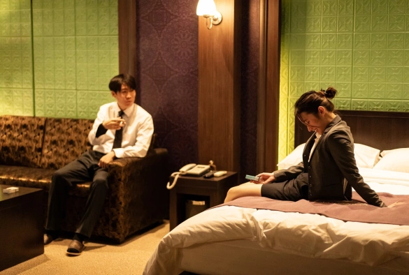 Кадр из дорамы Торг