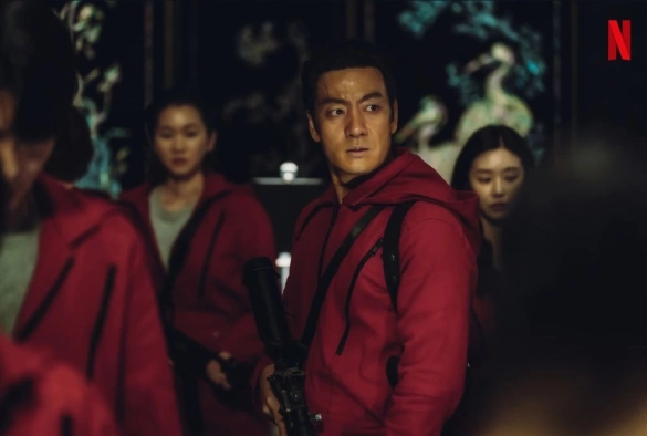 Кадр из дорамы Бумажный дом: Корея (2 часть)