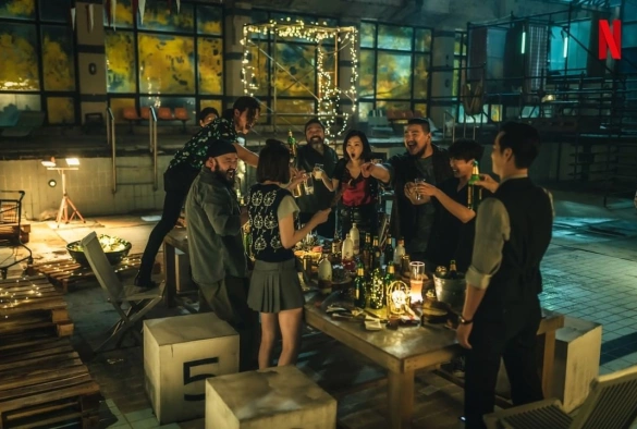 Кадр из дорамы Бумажный дом: Корея (2 часть)