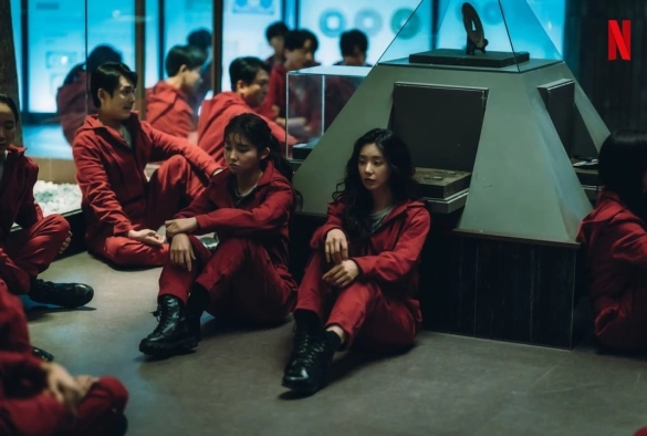 Кадр из дорамы Бумажный дом: Корея (2 часть)