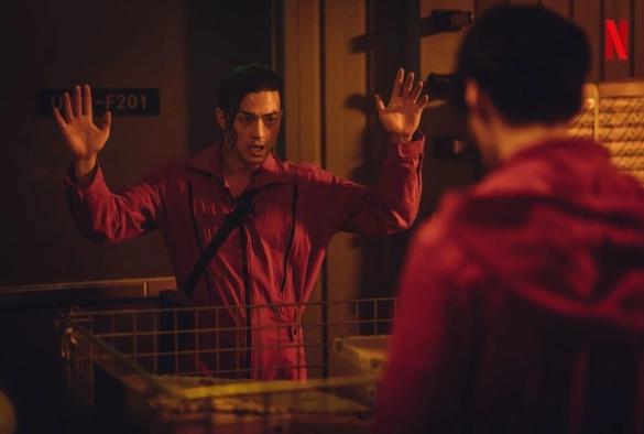 Кадр из дорамы Бумажный дом: Корея (2 часть)