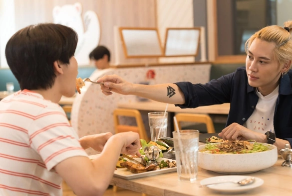 Кадр из дорамы Между нами