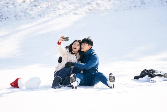 Кадр из дорамы Новогодний блюз