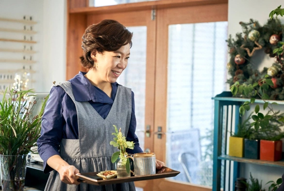 Кадр из дорамы Новогодний блюз