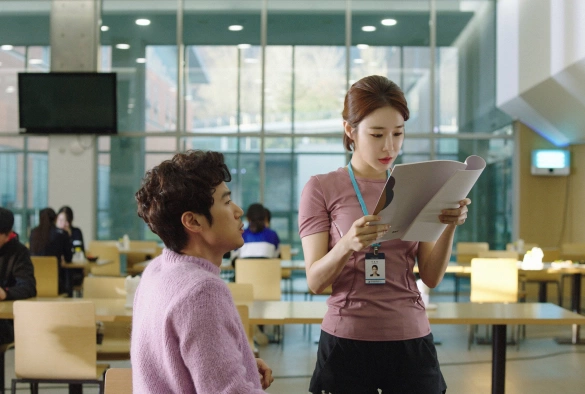 Кадр из дорамы Новогодний блюз