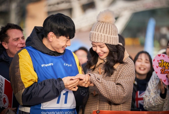 Кадр из дорамы Новогодний блюз