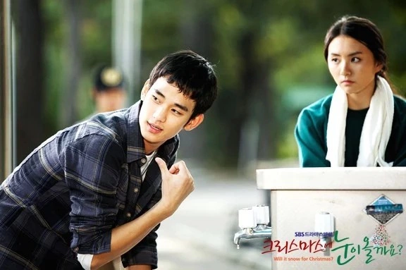 Кадр из дорамы Будет ли снег на рождество?