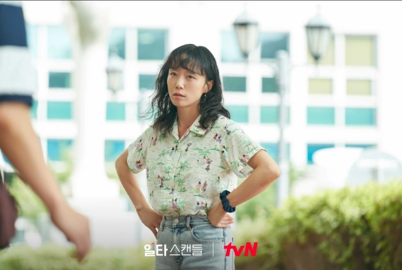 Кадр из дорамы Скандал одного дня