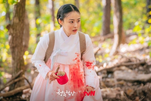 Кадр из дорамы Наша цветущая юность