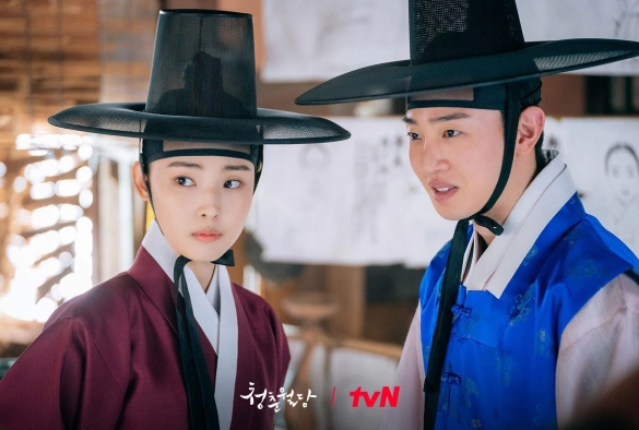 Кадр из дорамы Наша цветущая юность