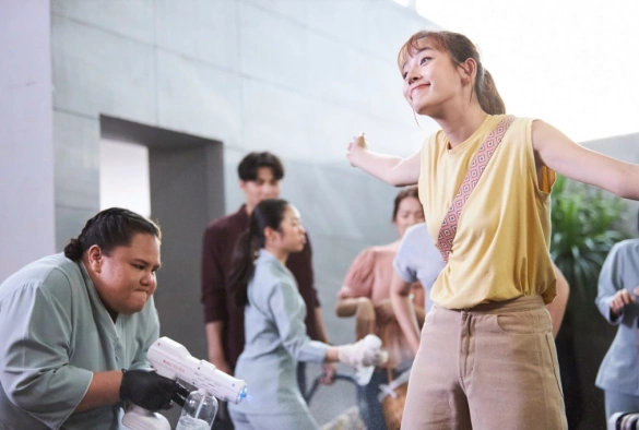 Кадр из дорамы Могучая невестка