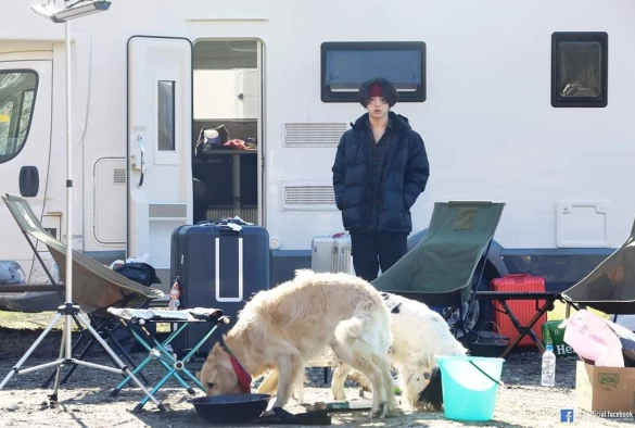 Кадр из дорамы BTS Бон Вояж 4 сезон