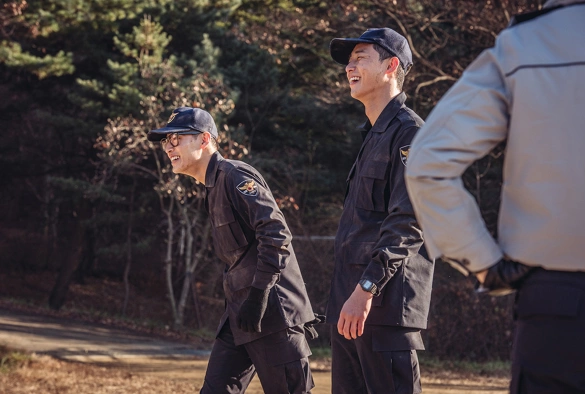 Кадр из дорамы Юные копы